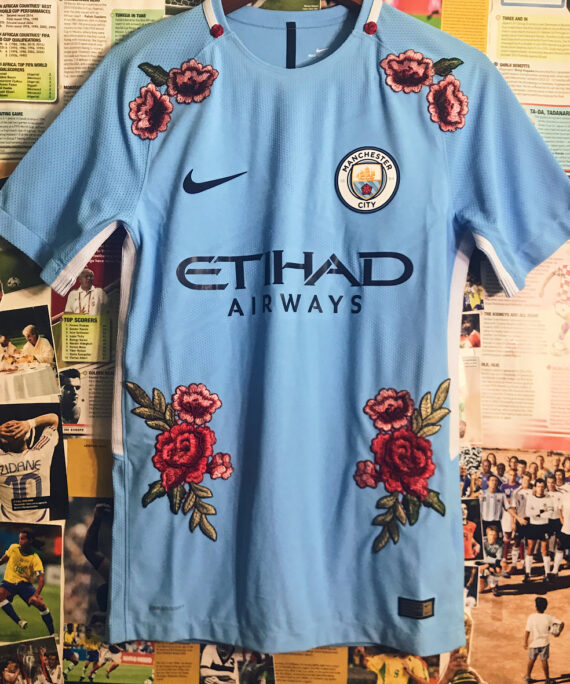 Manchester City Hand Embroidered Jersey
