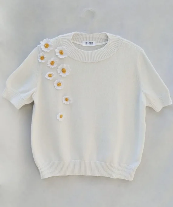 Hand Embroidered T Shirt